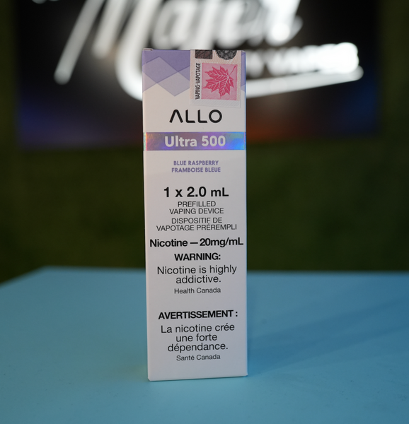 ALLO 500 - Blue raspberry Major city vapes ALLO 500 - Blue raspberry Major city vapes
