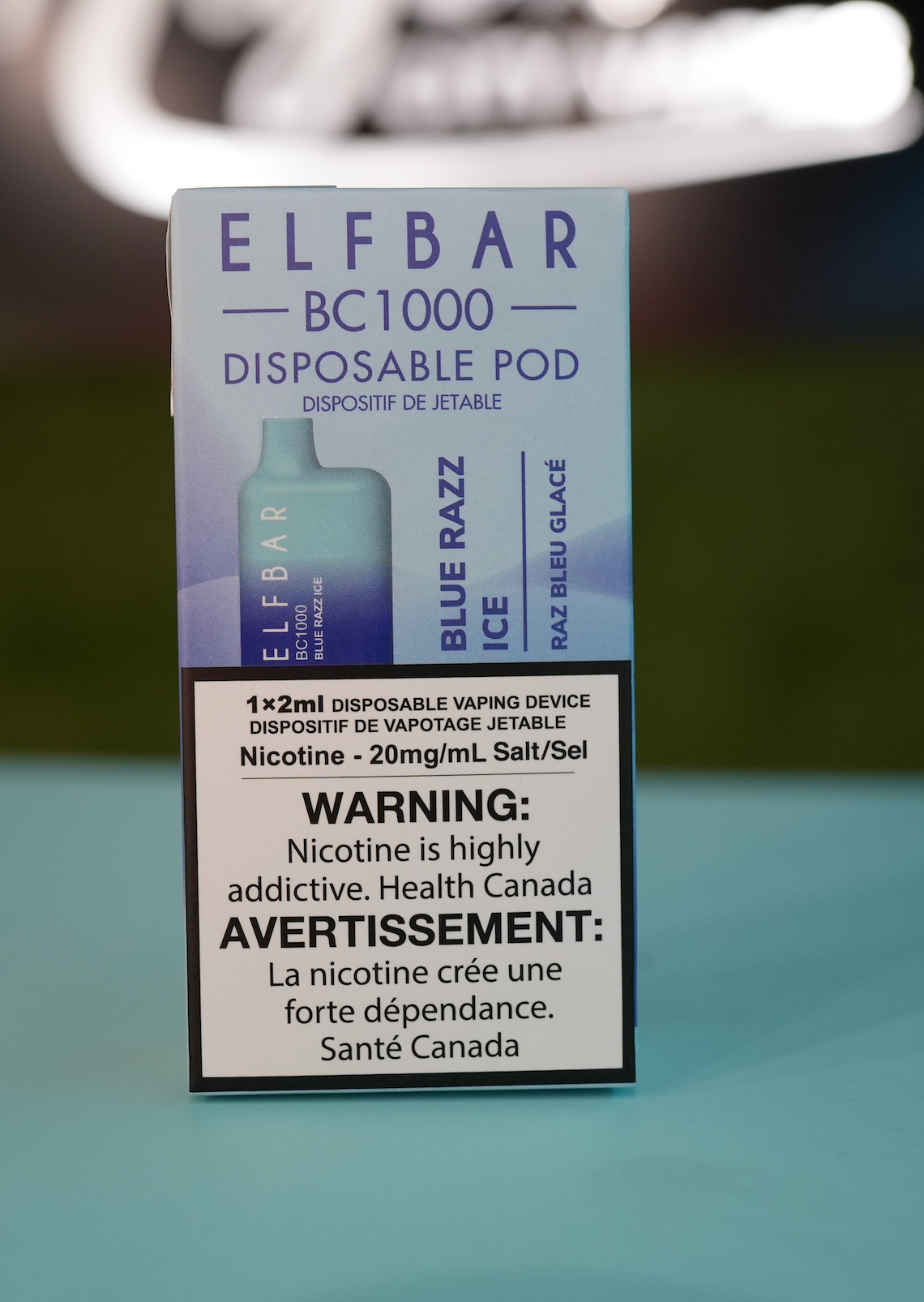 ELF BARS 1000- Blue Razz Ice
