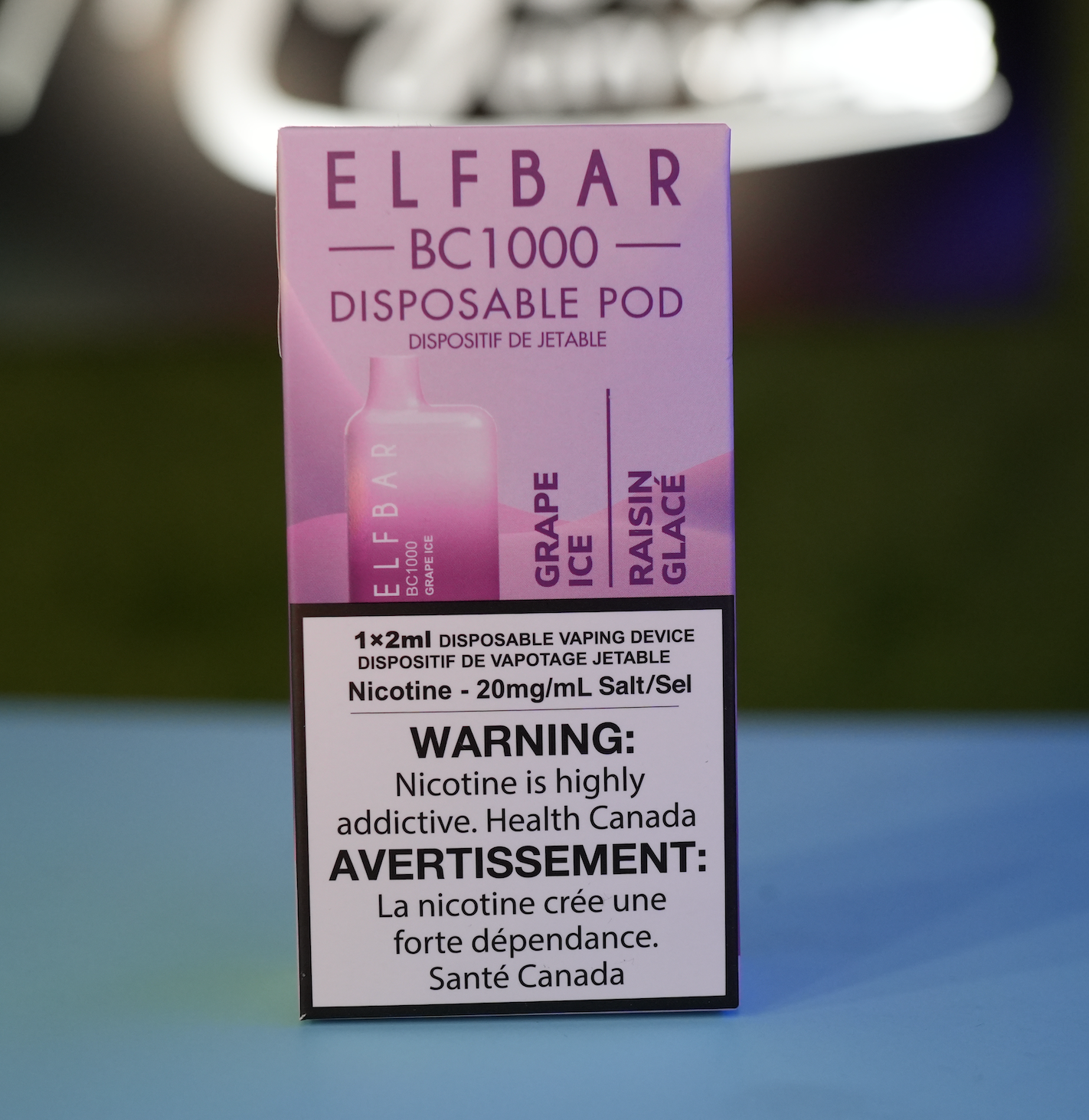 ELF BAR 1000- Grape Ice