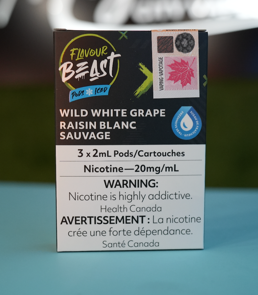 FLAVOUR BEAST PODS- Wild White Grape