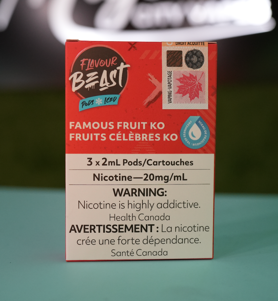 FLAVOUR BEAST PODS - Famous fruits KO