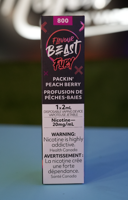 FLAVOUR BEAST 800 PUFFS- Packin' Peach Berry