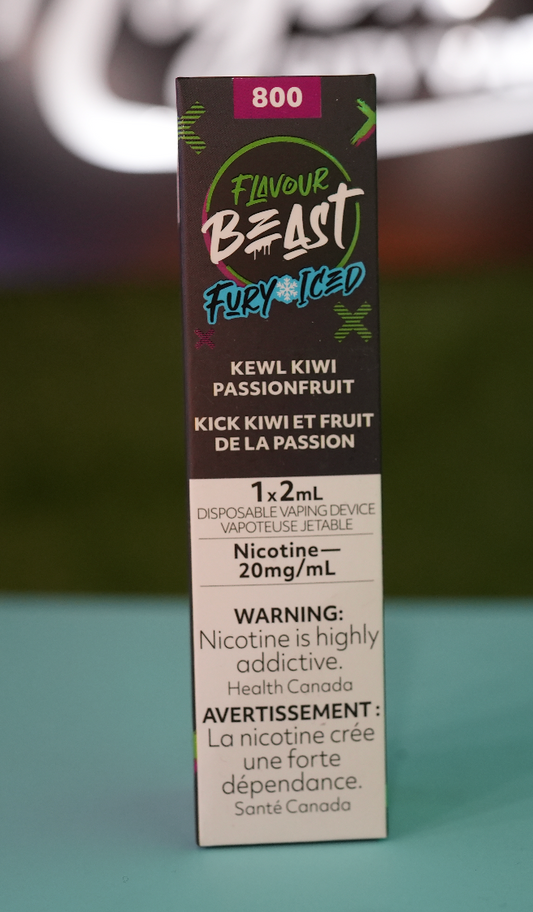 FLAVOUR BEAST 800 PUFFS- Kewl Kiwi Passionfruit